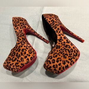 Alba leopard heels 9